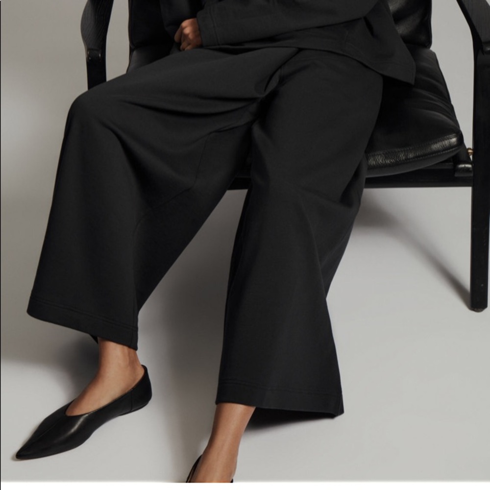NWT COS  M Wrap Pants Organic Cotton Black - Picture 4 of 10
